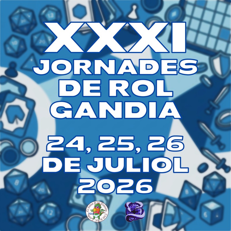 jornadas de rol gandia 24, 25, 26 de julio de 2026